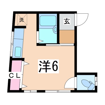 新潟駅 徒歩12分 2階の物件間取画像